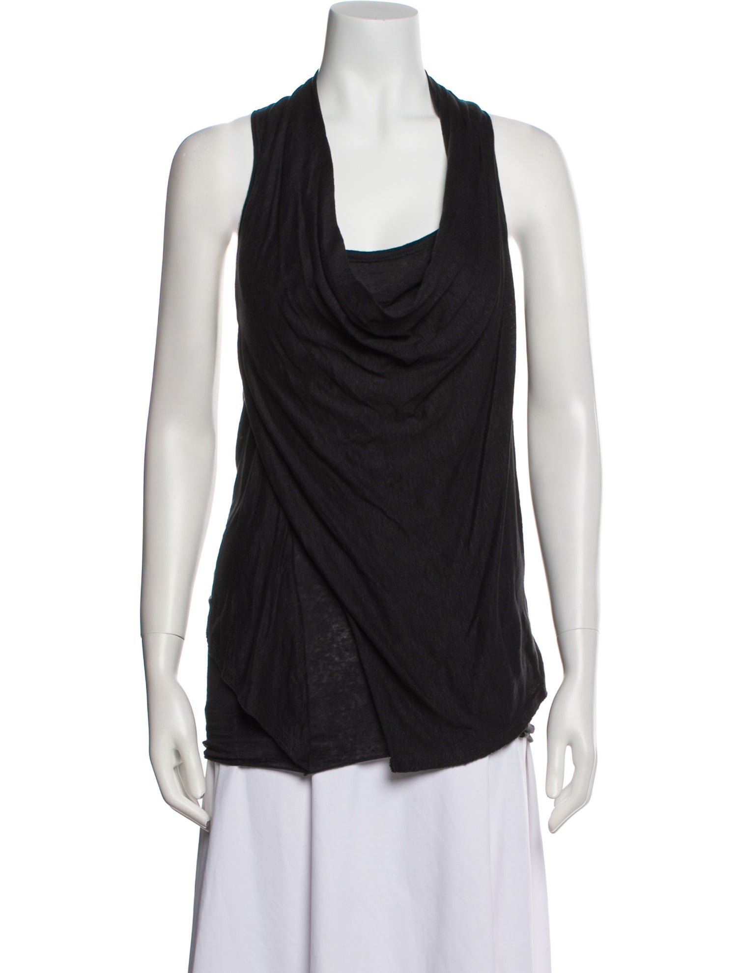 Urban Zen Linen Cowl Neck Top