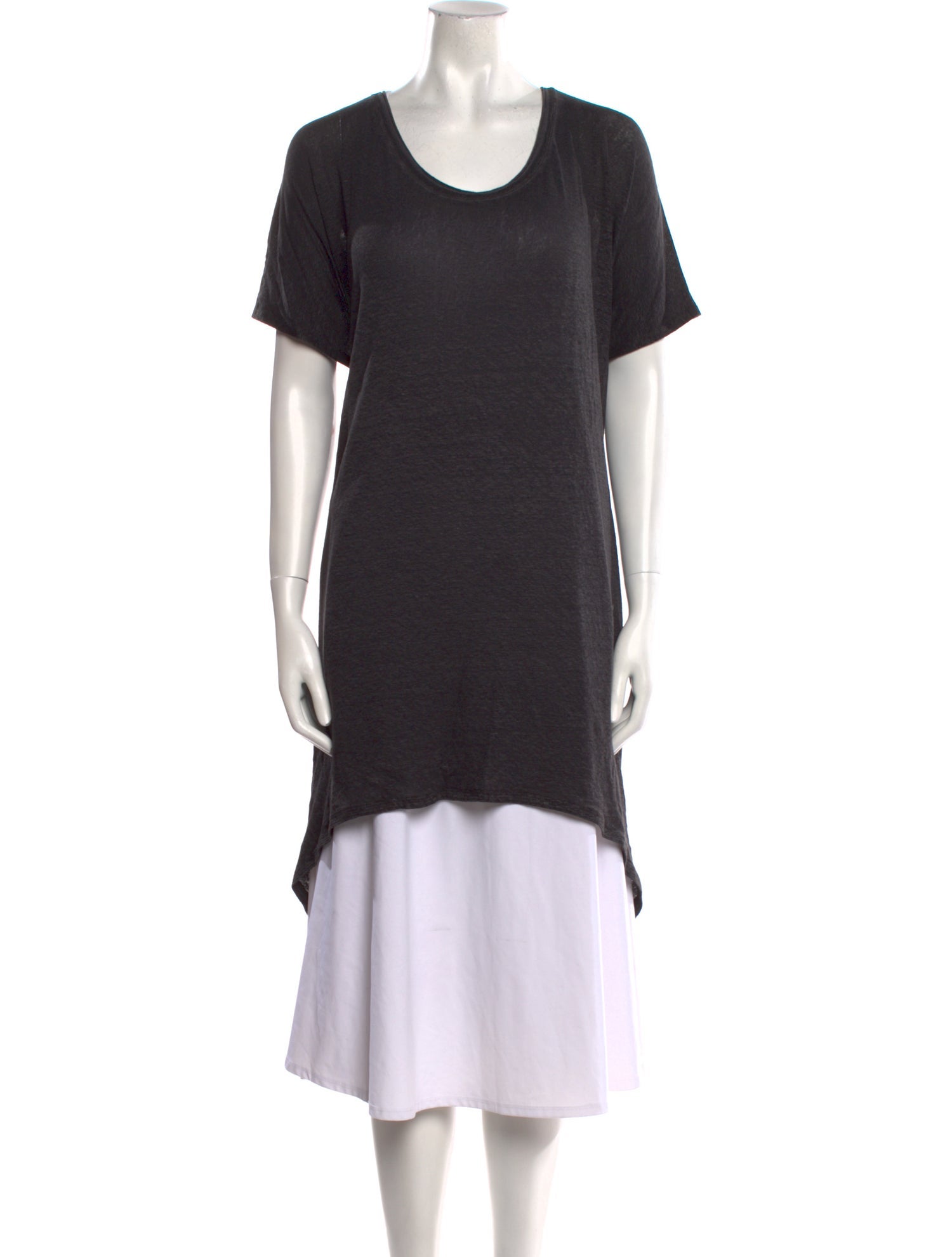 Urban Zen Linen Scoop Neck T-Shirt