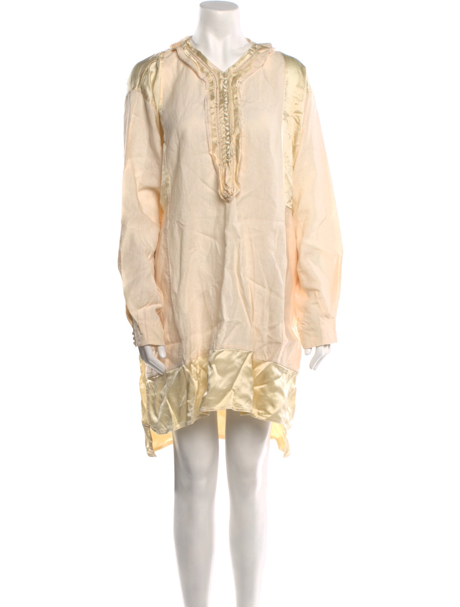 Urban Zen Silk Knee-Length Dress w/ Tags