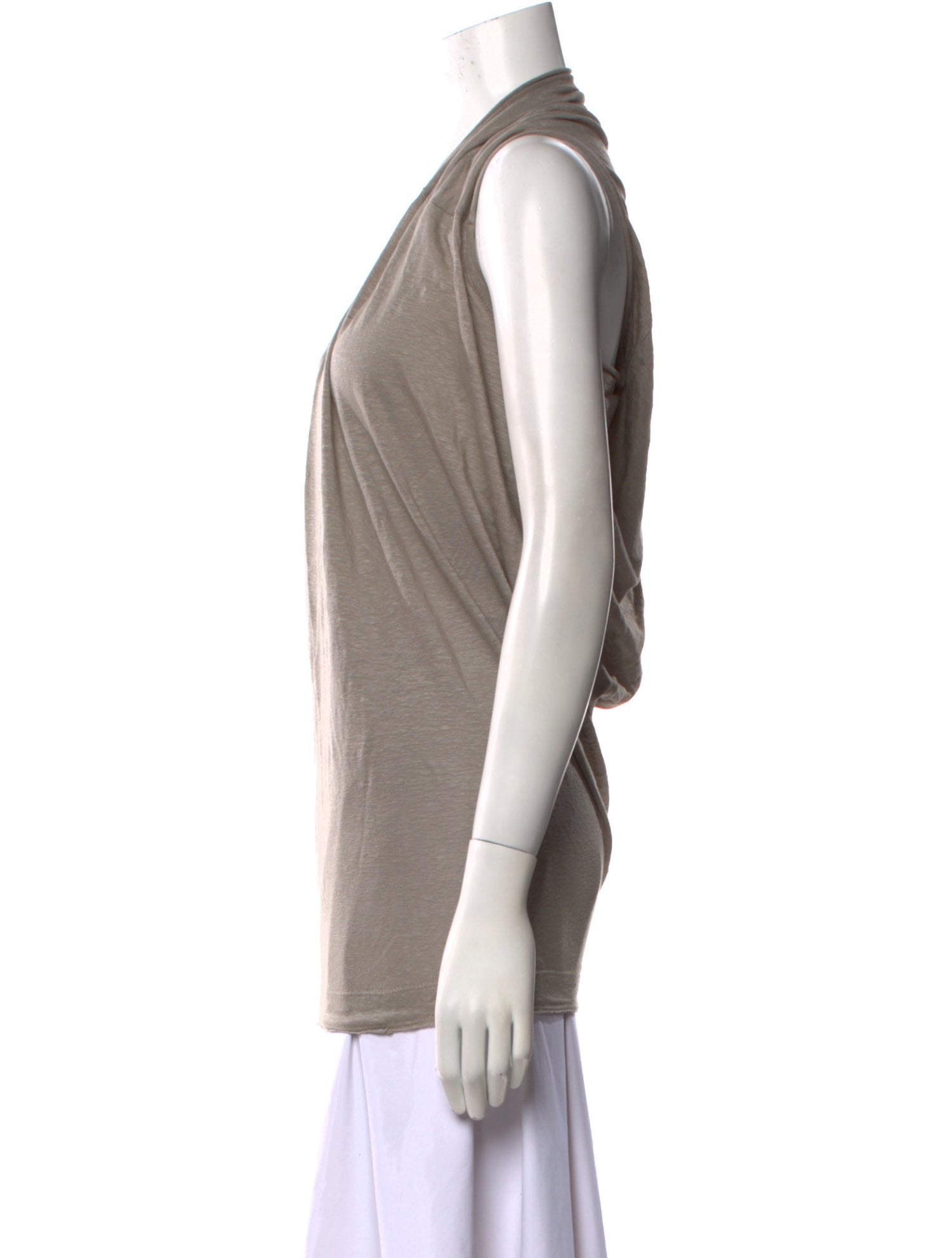 Urban Zen Linen Cowl Neck Top