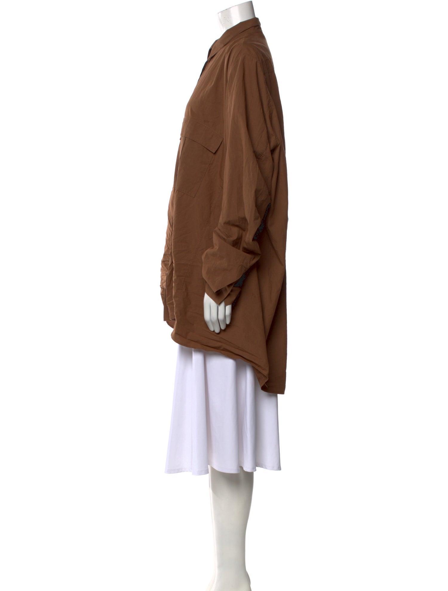 Urban Zen Long Sleeve Button-Up Top