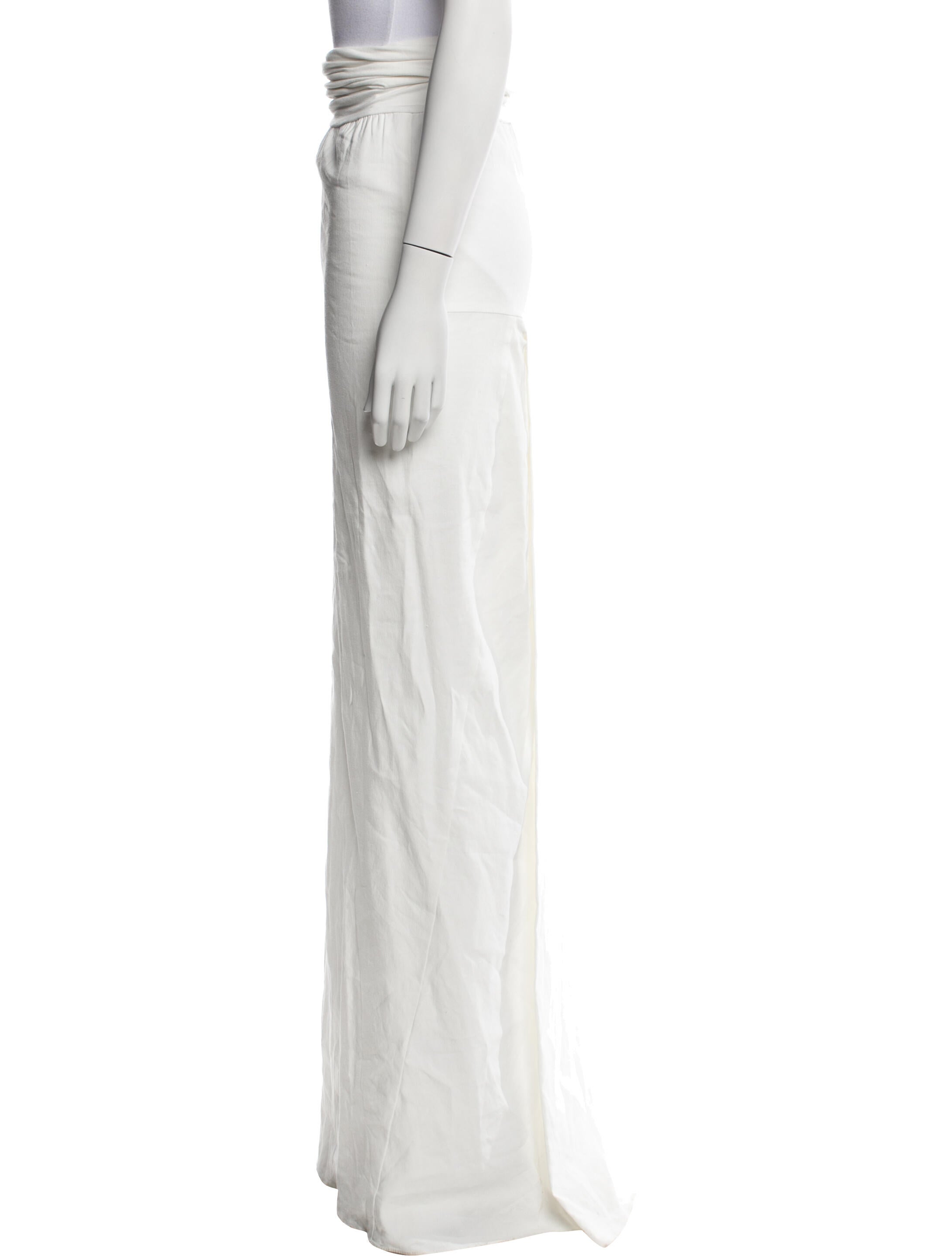 Urban Zen Pleated Accents Long Skirt