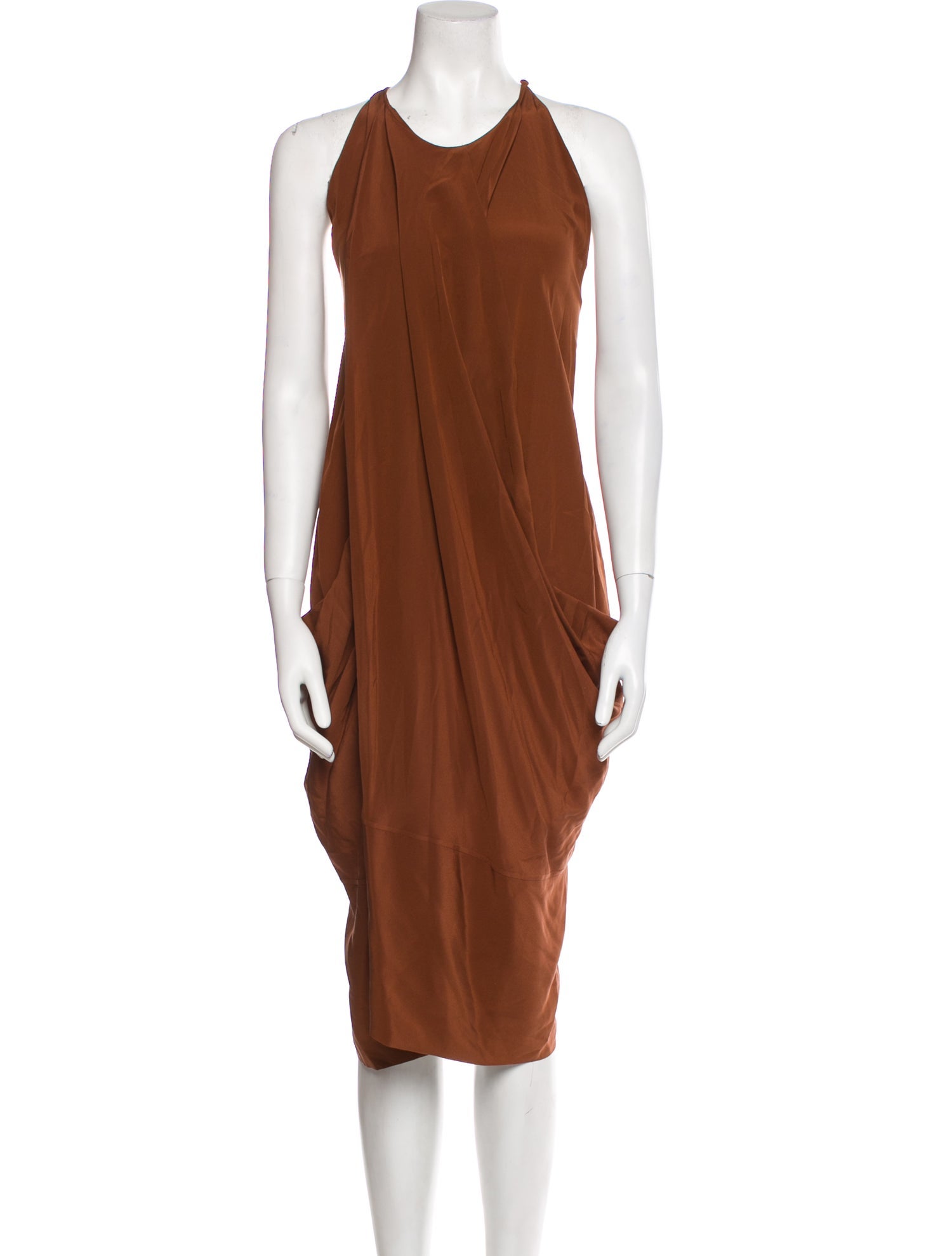 Urban Zen Silk Midi Length Dress w/ Tags
