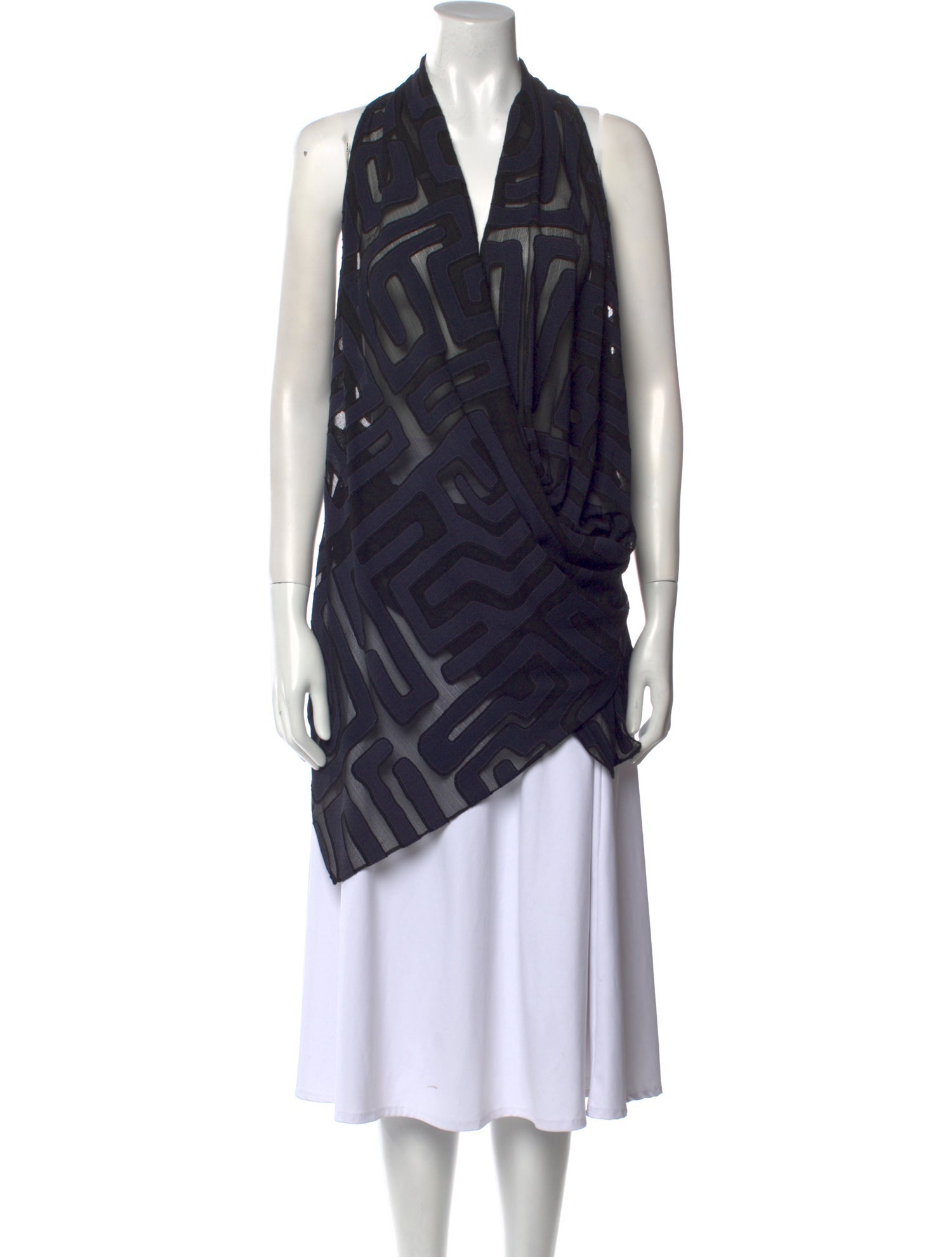 Urban Zen Printed V-Neck Tunic