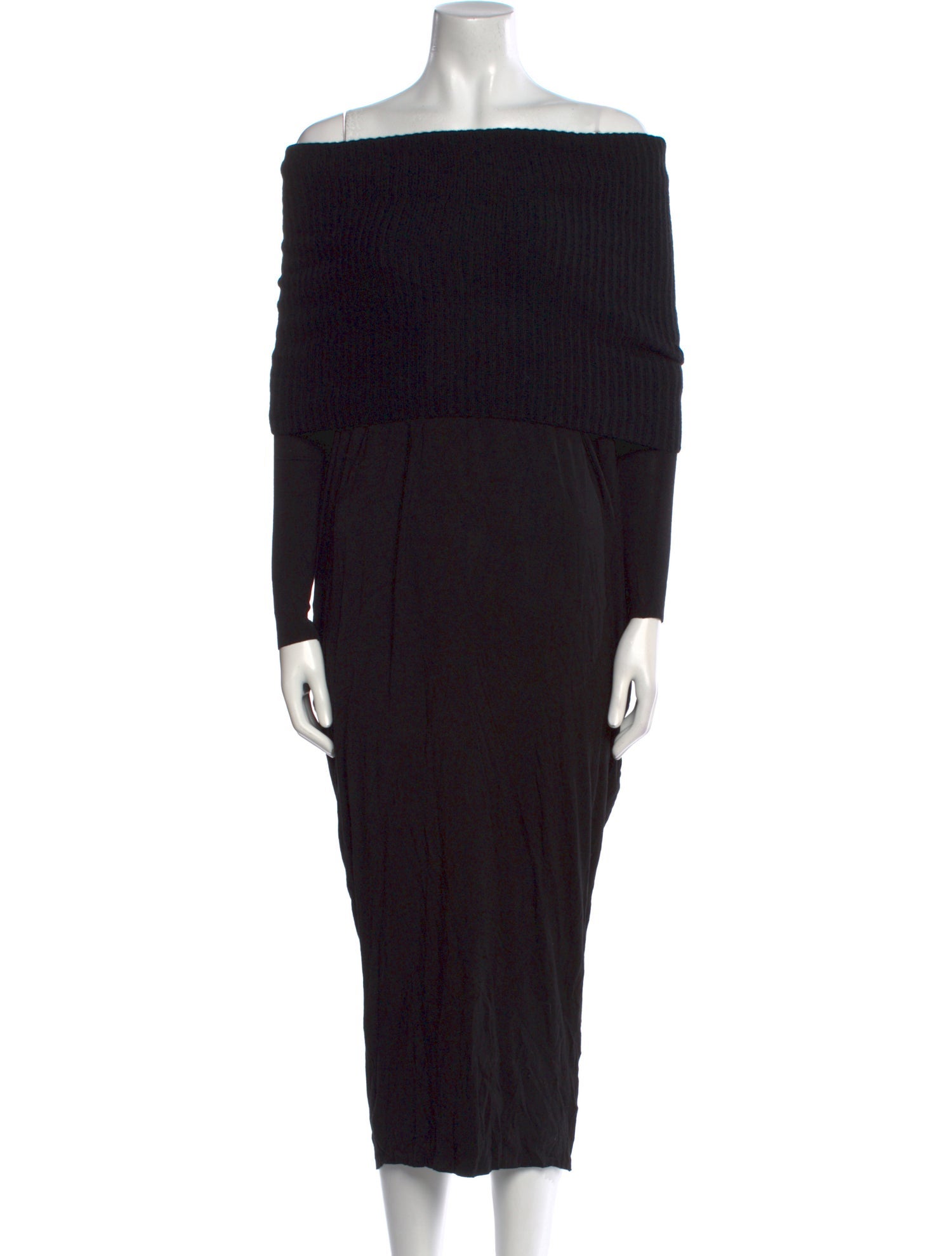 Urban Zen Off-The-Shoulder Midi Length Dress