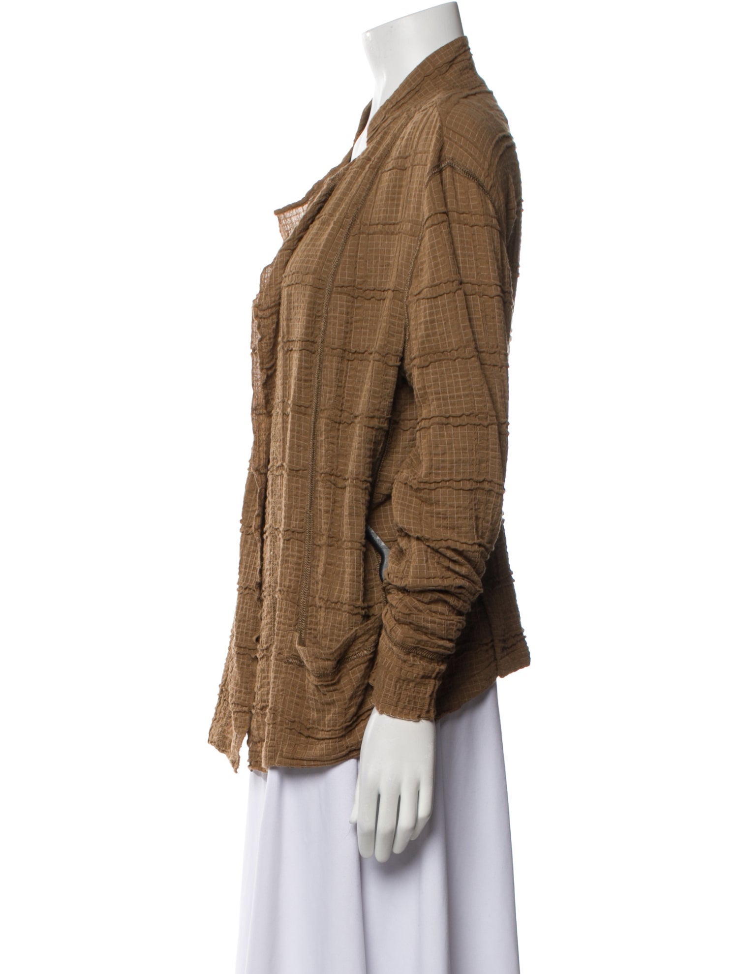 Urban Zen Plaid Print Blazer