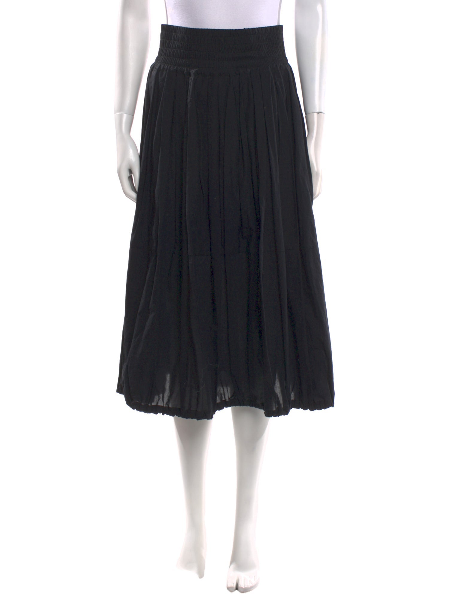 Urban Zen Ruffle Embellishment Knee-Length Skirt