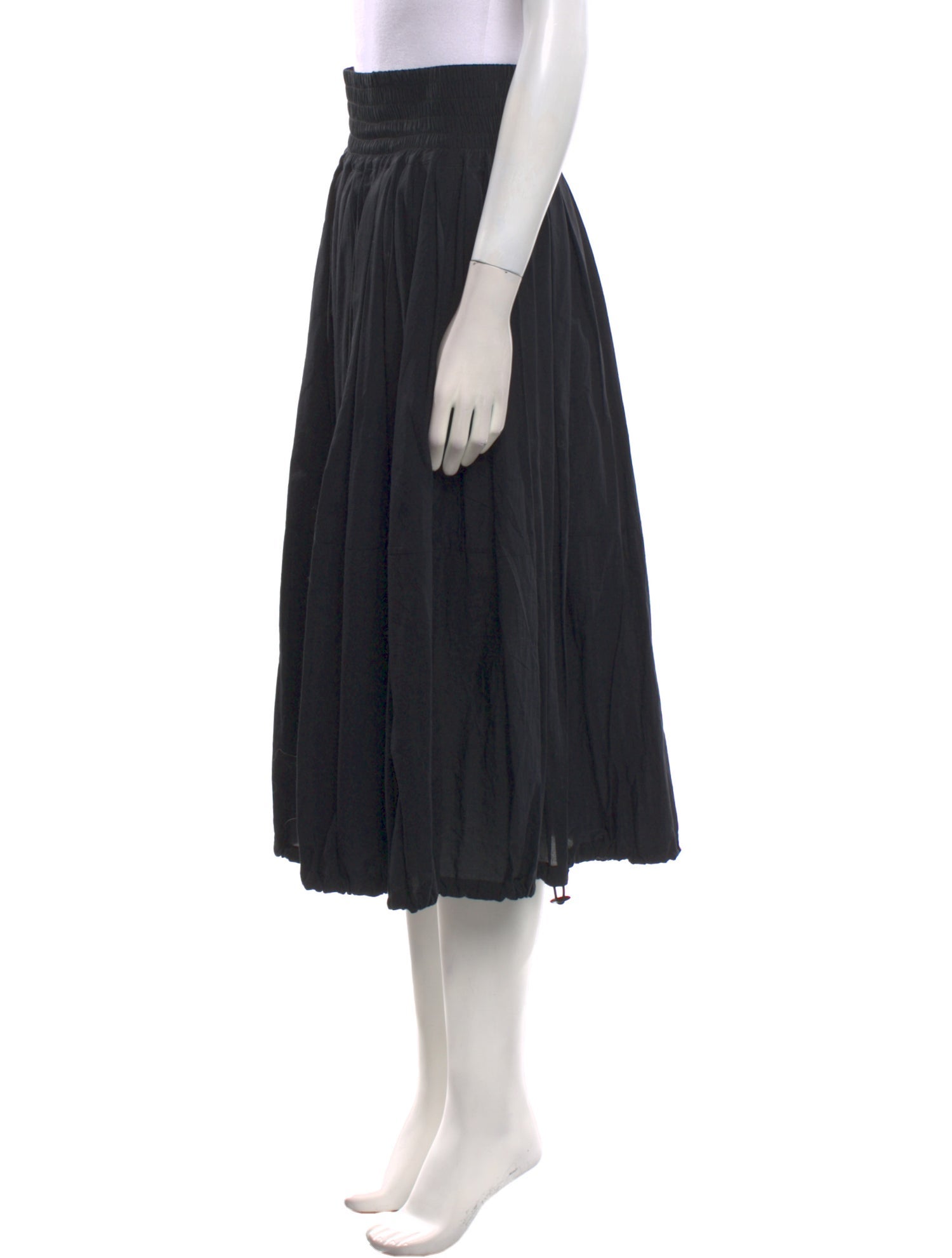 Urban Zen Ruffle Embellishment Knee-Length Skirt