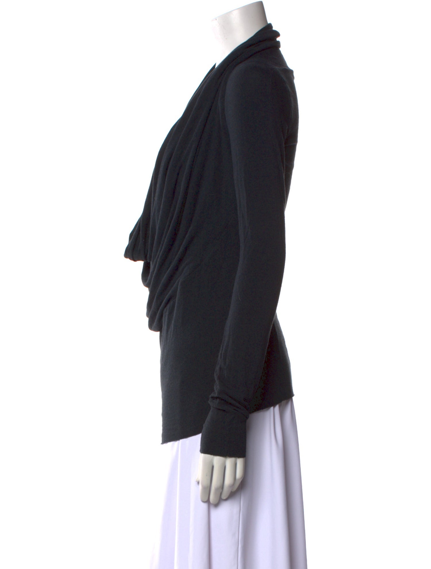 Urban Zen Cashmere Cowl Neck Top