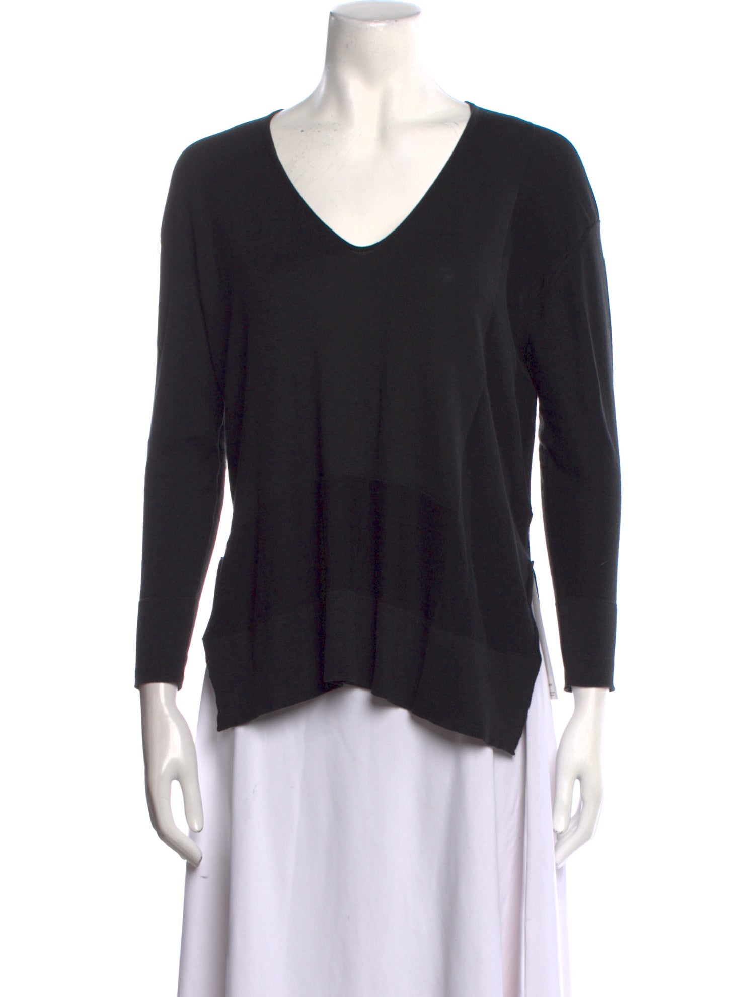 Urban Zen Silk V-Neck Sweater