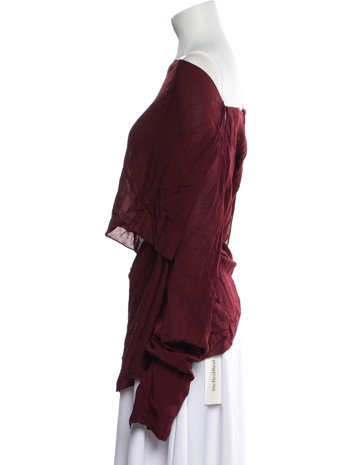 Urban Zen Off-The-Shoulder Long Sleeve Blouse