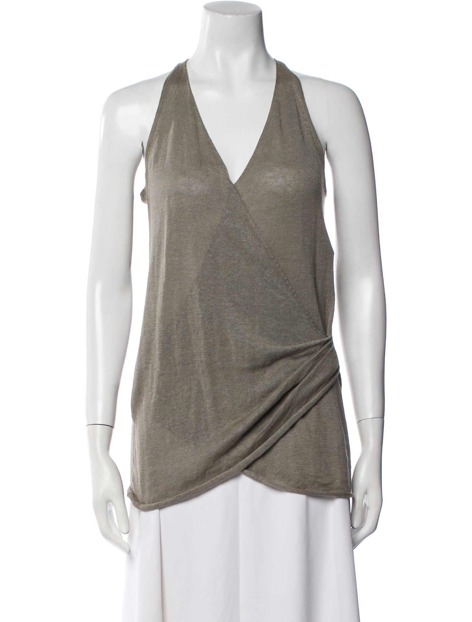 Urban Zen Linen V-Neck Top