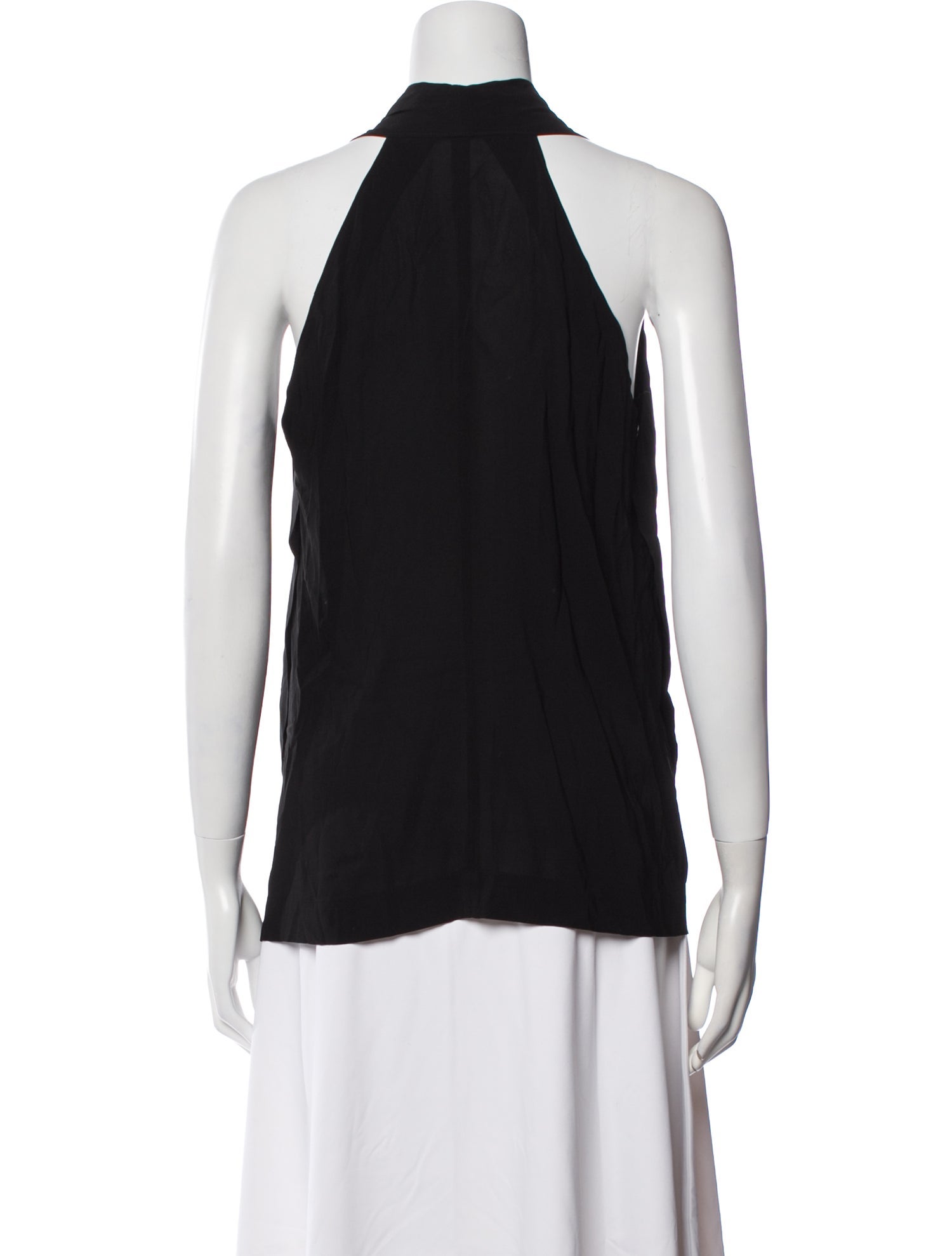 Donna Karan V-Neck Sleeveless Top