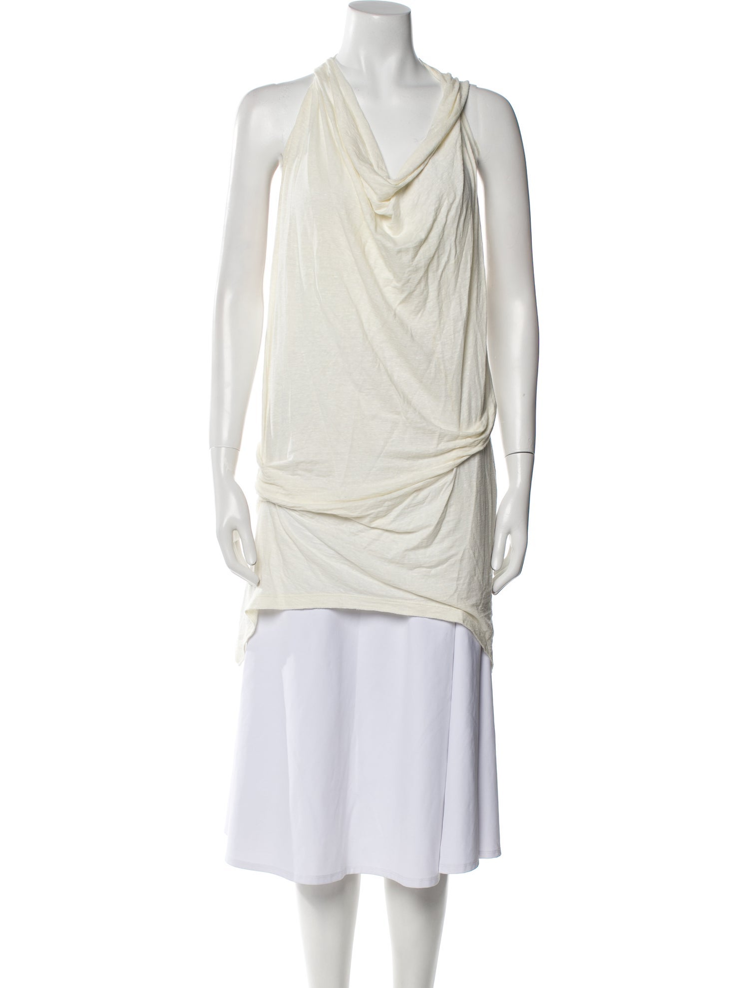 Urban Zen Linen Cowl Neck Tunic