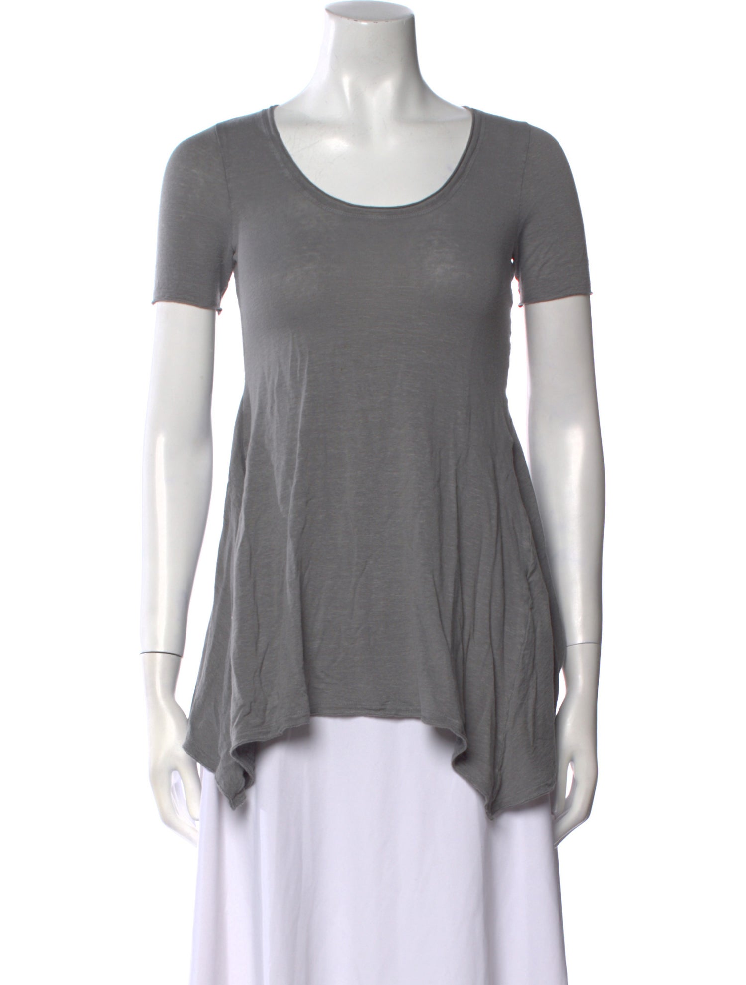 Urban Zen Linen Scoop Neck T-Shirt
