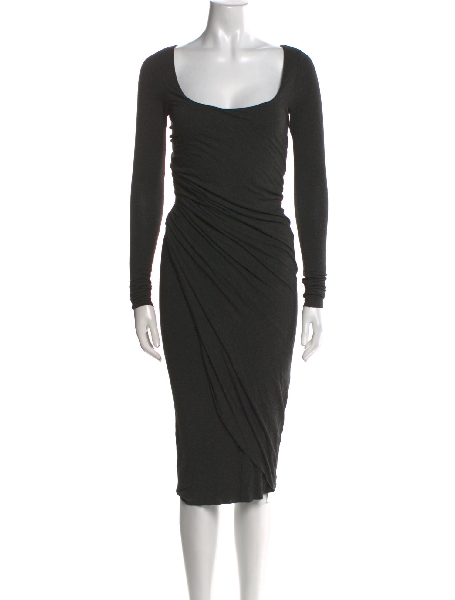 Urban Zen Scoop Neck Midi Length Dress