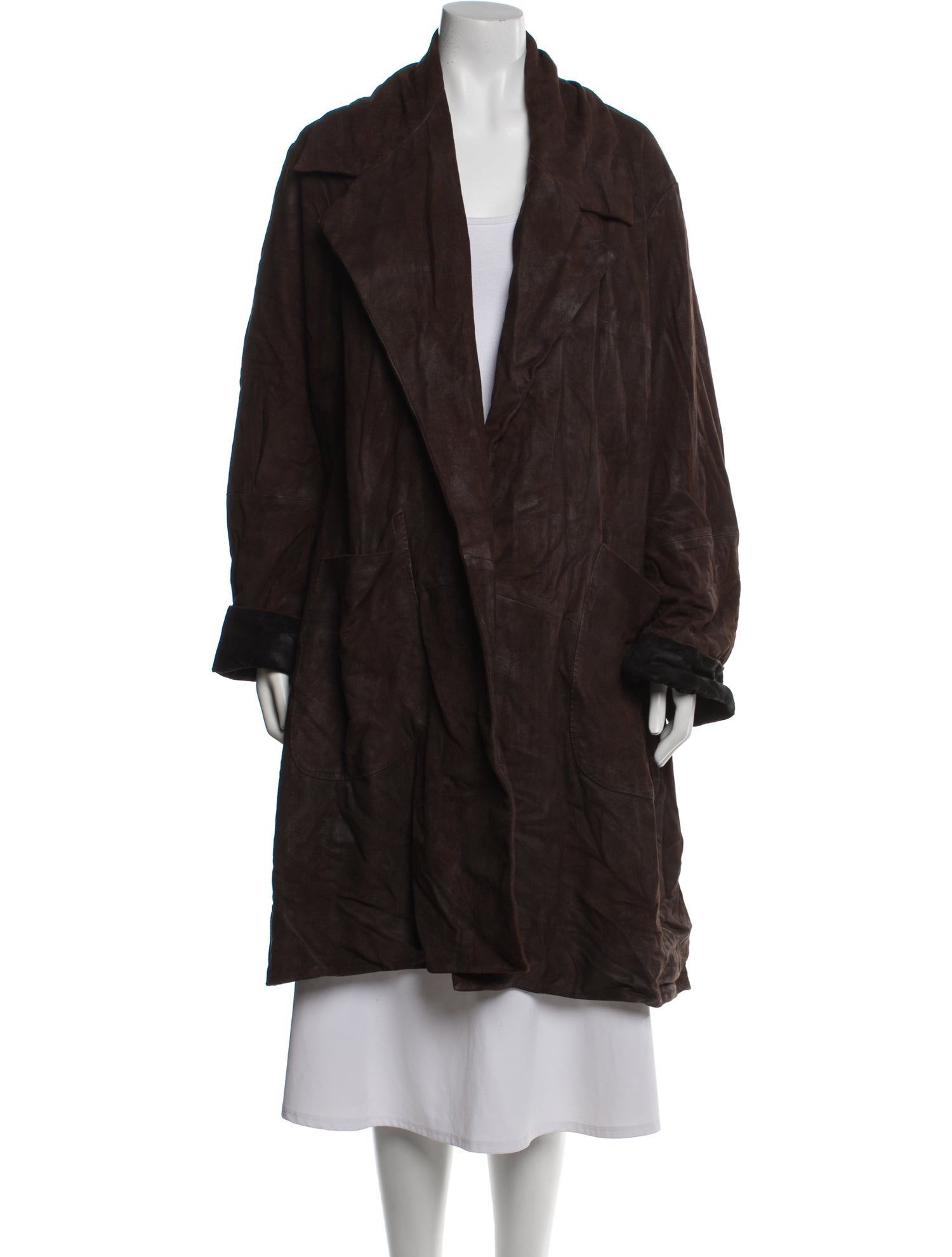 Urban Zen Lambskin Faux Fur Coat