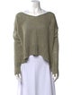 Urban Zen Hemp Bateau Neckline Sweater