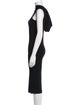 Urban Zen Mock Neck Long Dress