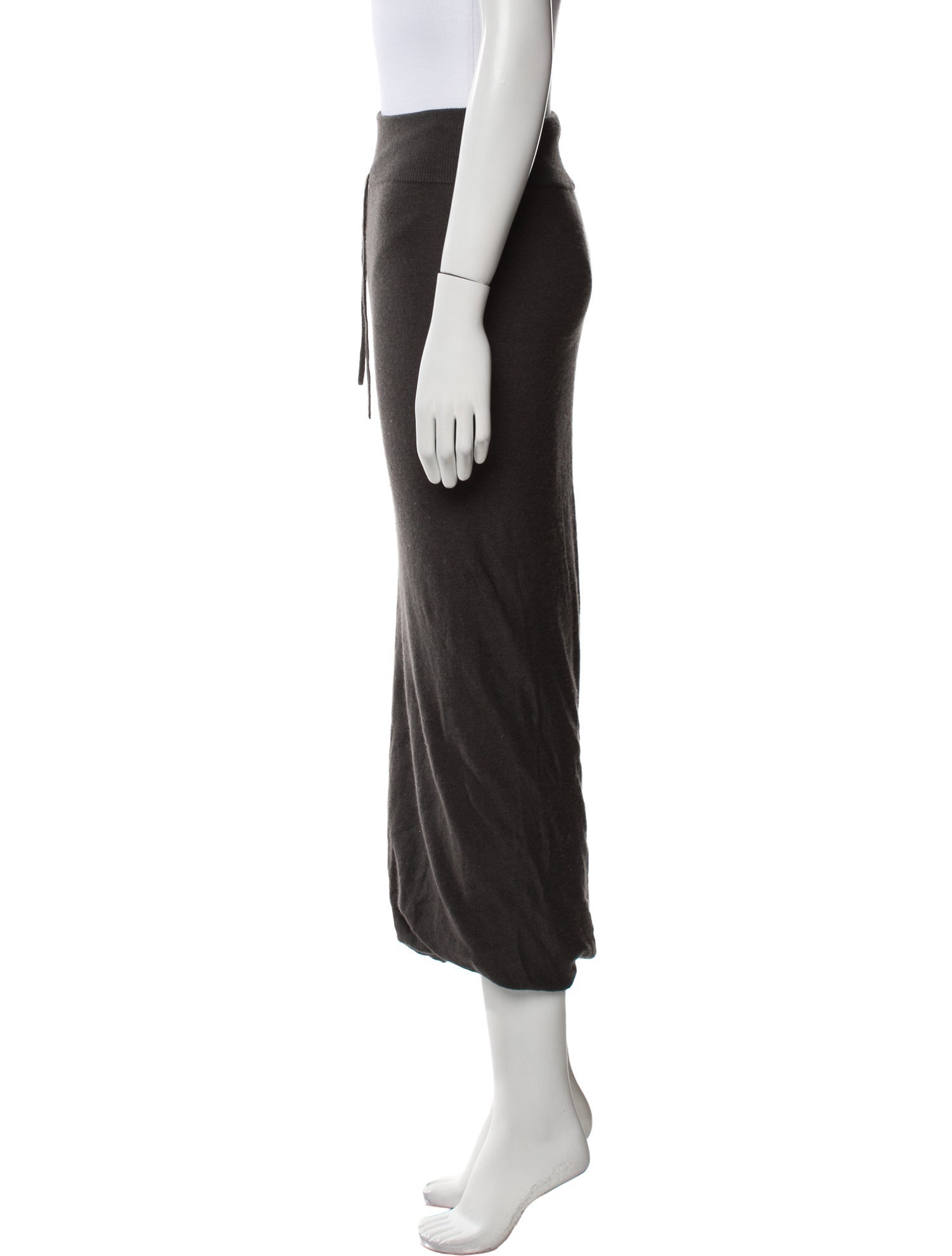 Urban Zen Cashmere Midi Length Skirt
