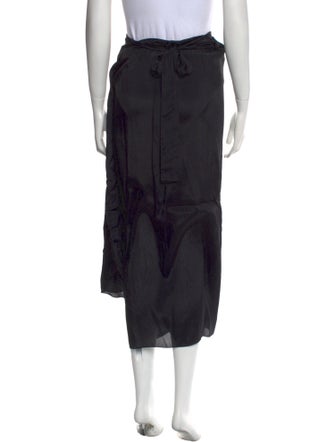 Urban Zen Ruffle Embellishment Long Skirt