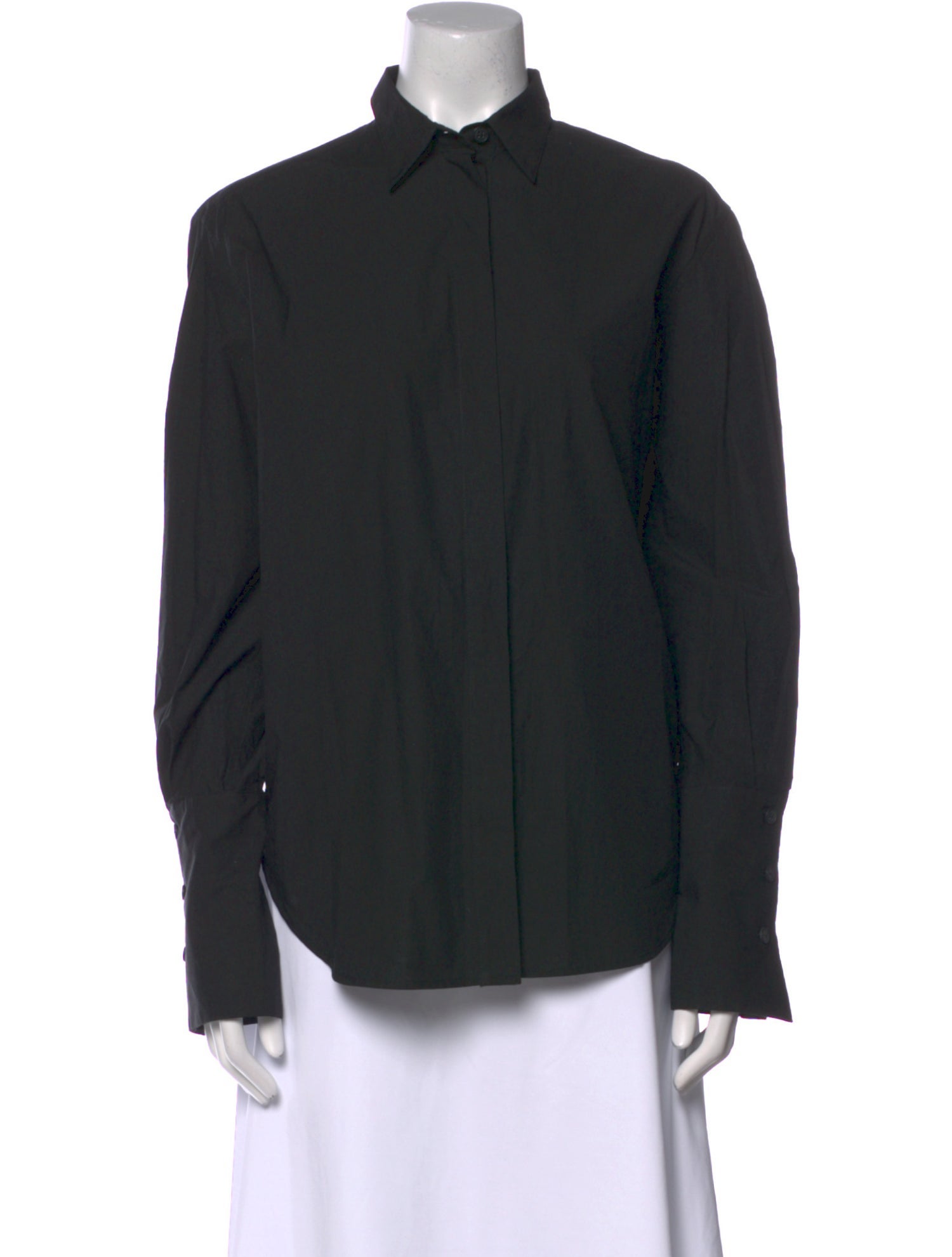 Urban Zen Long Sleeve Button-Up Top