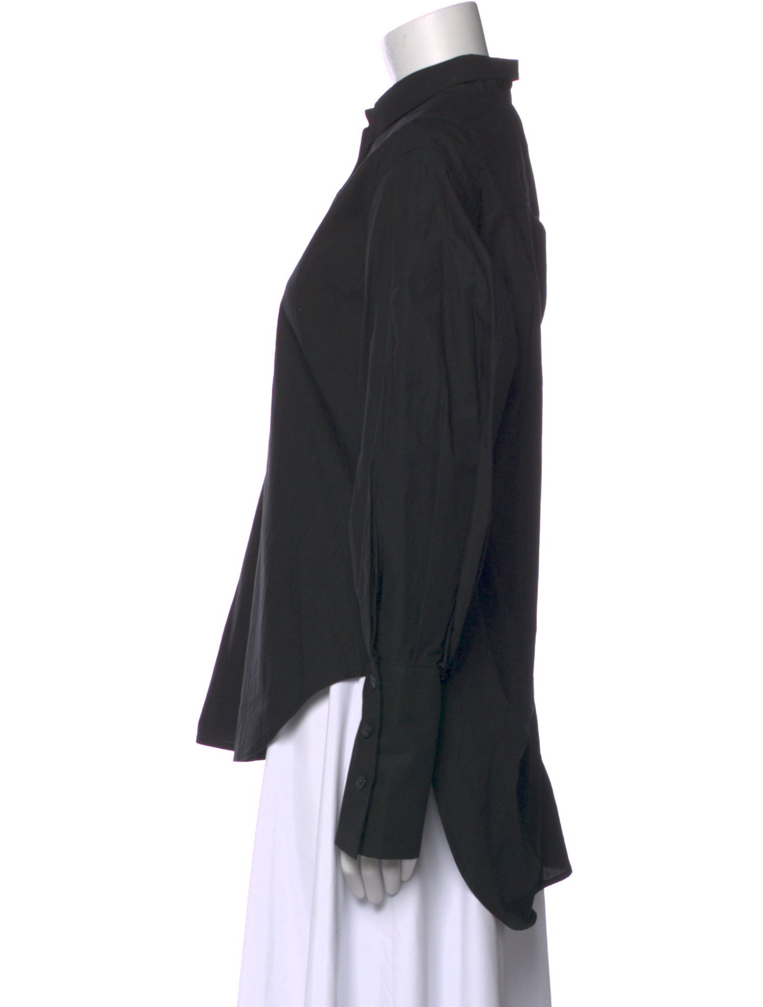 Urban Zen Long Sleeve Button-Up Top