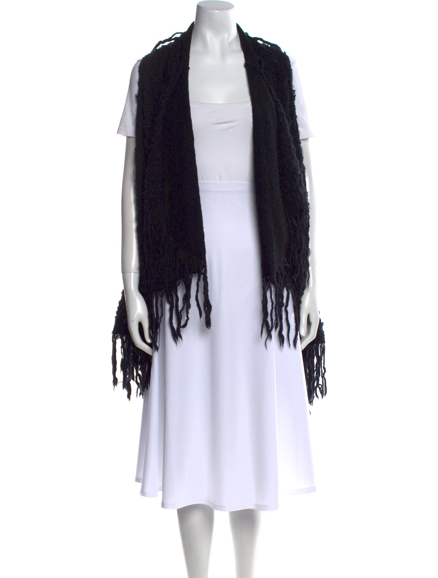 Urban Zen Wool Open Front Sweater