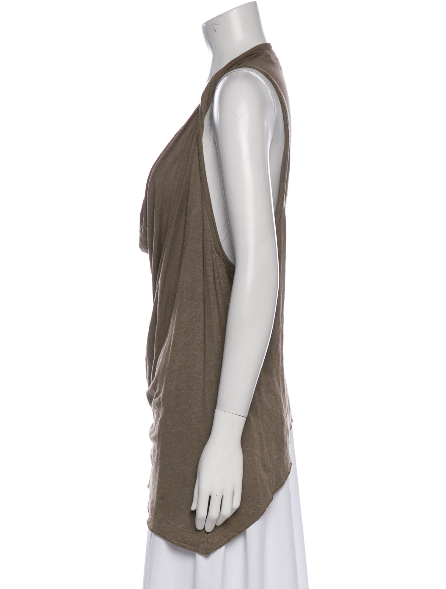 Urban Zen Linen Cowl Neck Top