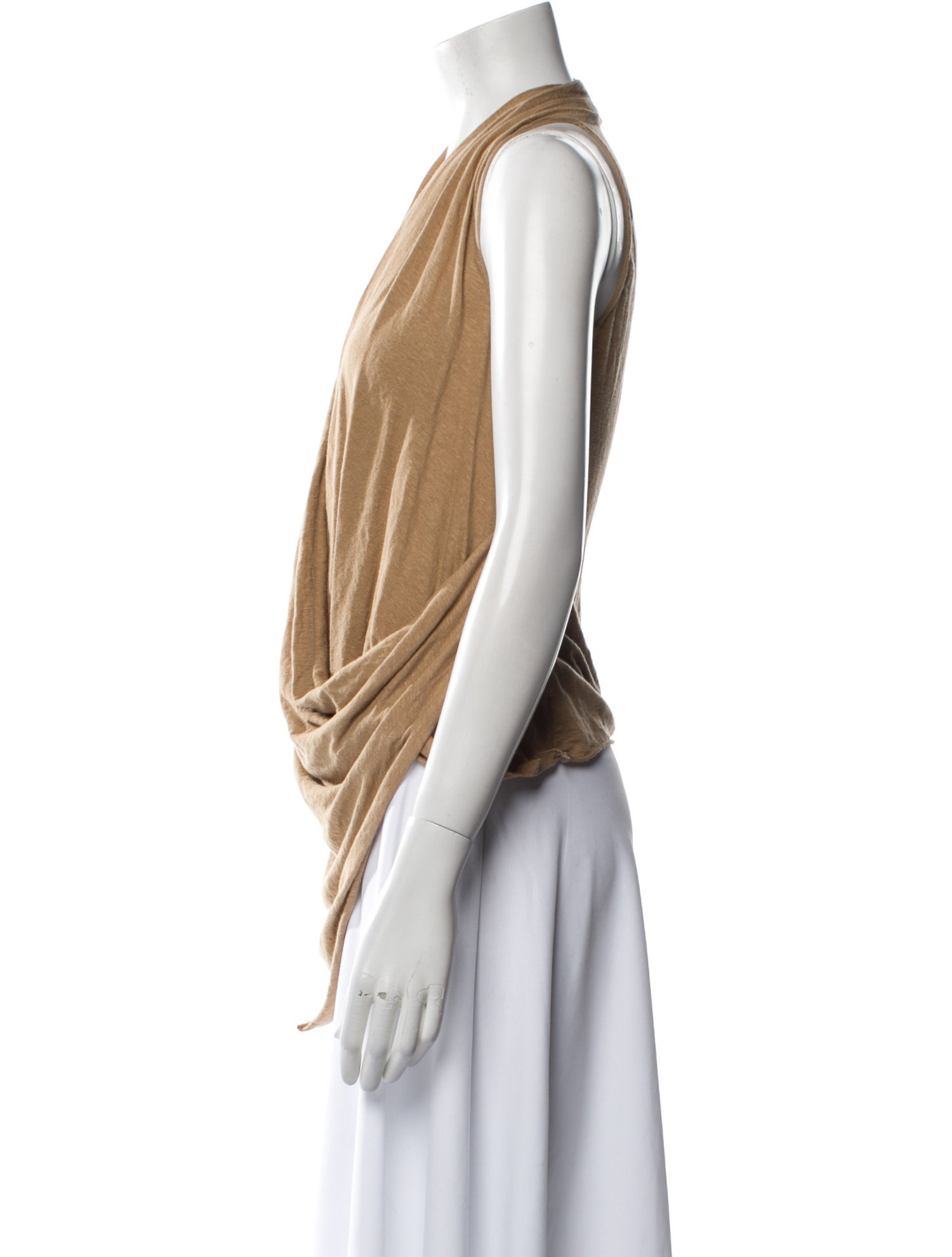 Urban Zen Linen Cowl Neck Top