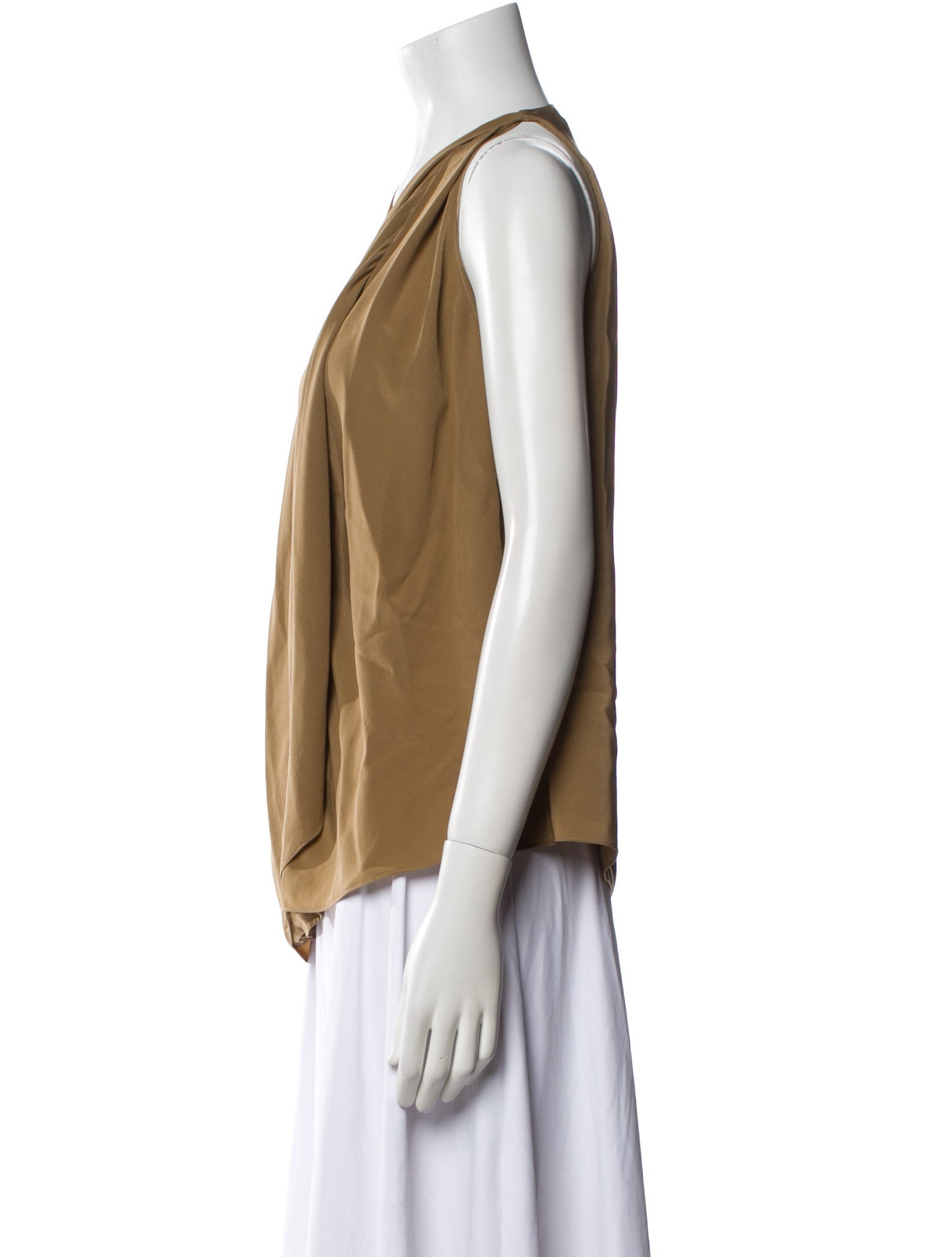 Urban Zen Silk Cowl Neck Blouse