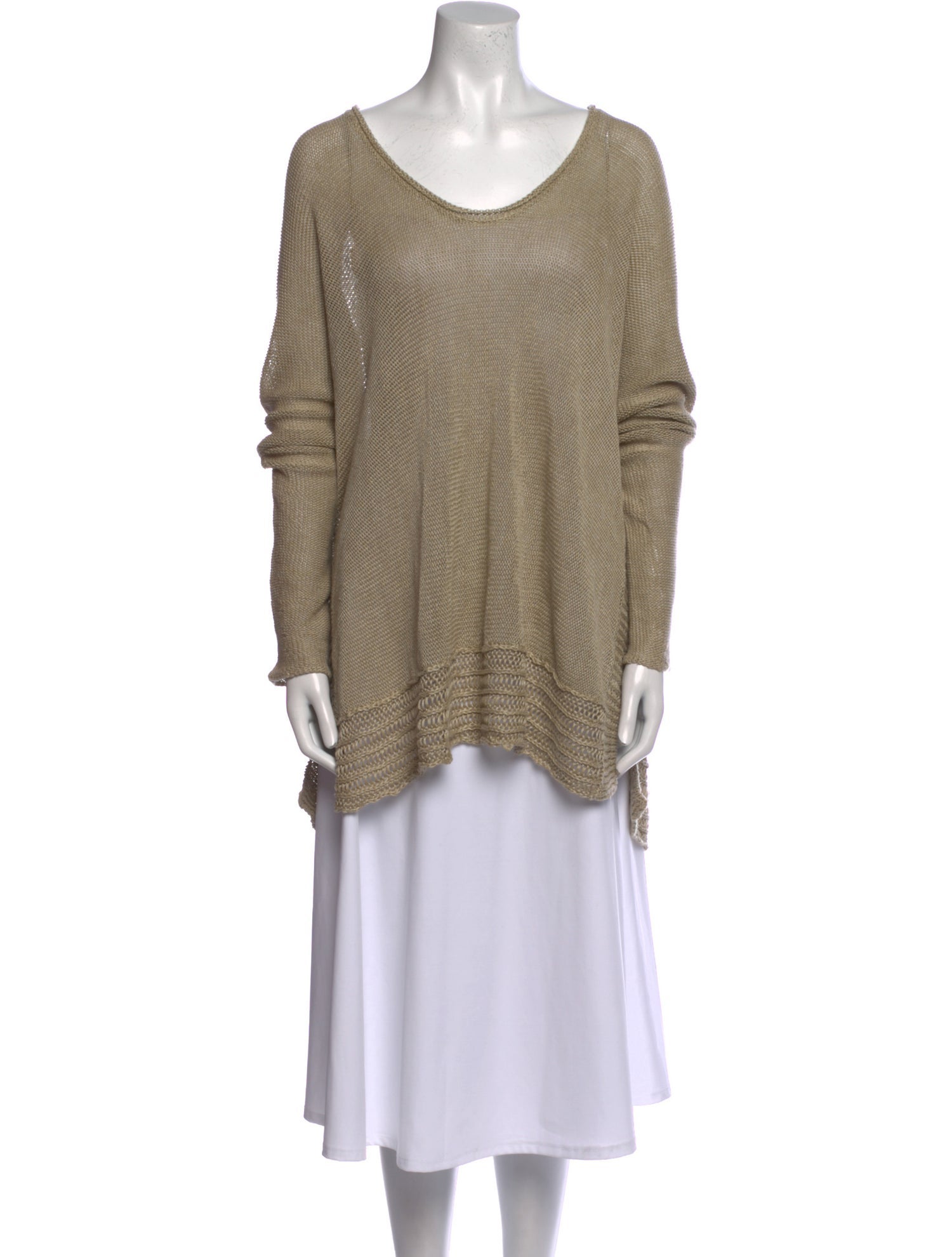 Urban Zen Hemp Scoop Neck Tunic