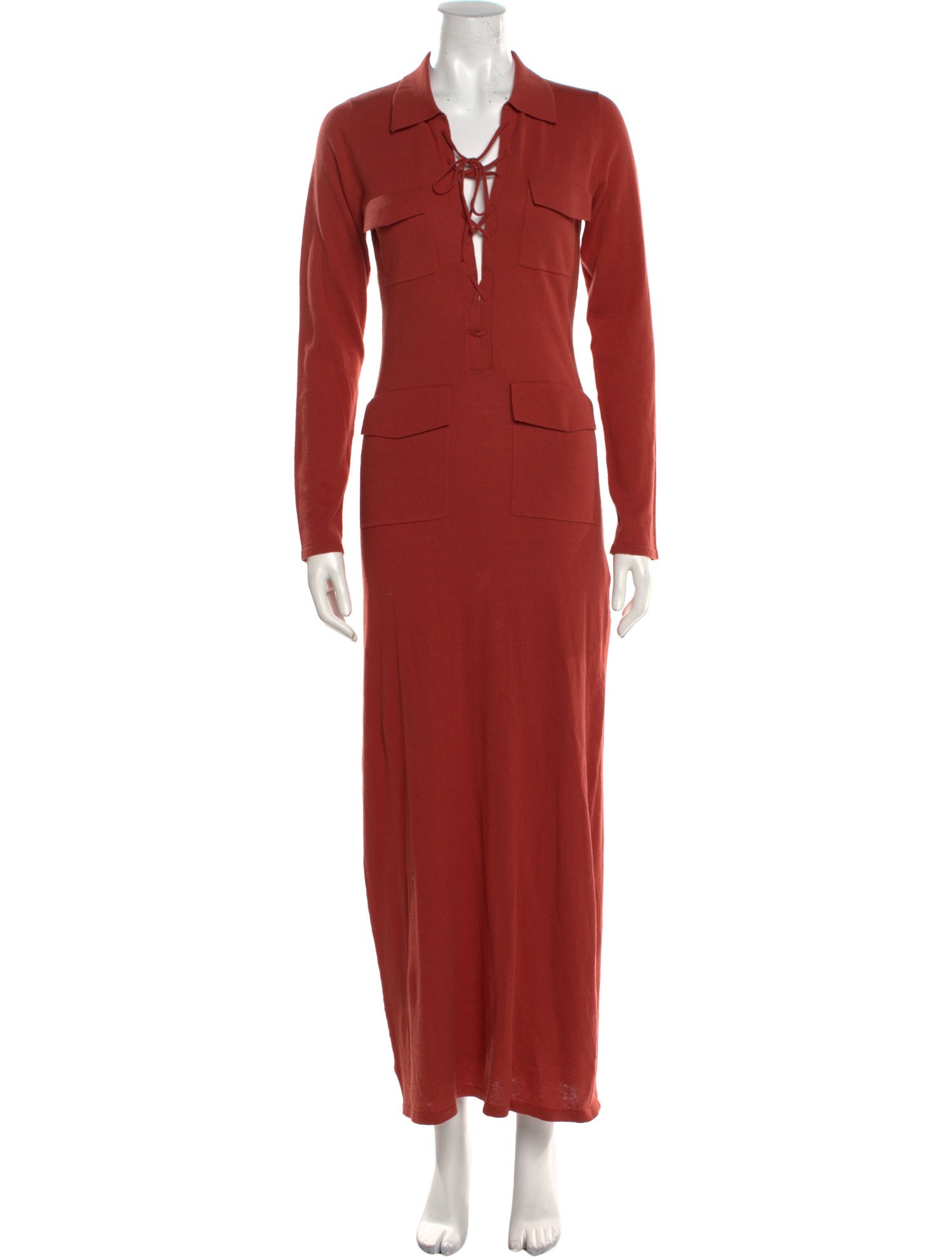 USISI SISTER V-Neck Long Dress w/ Tags