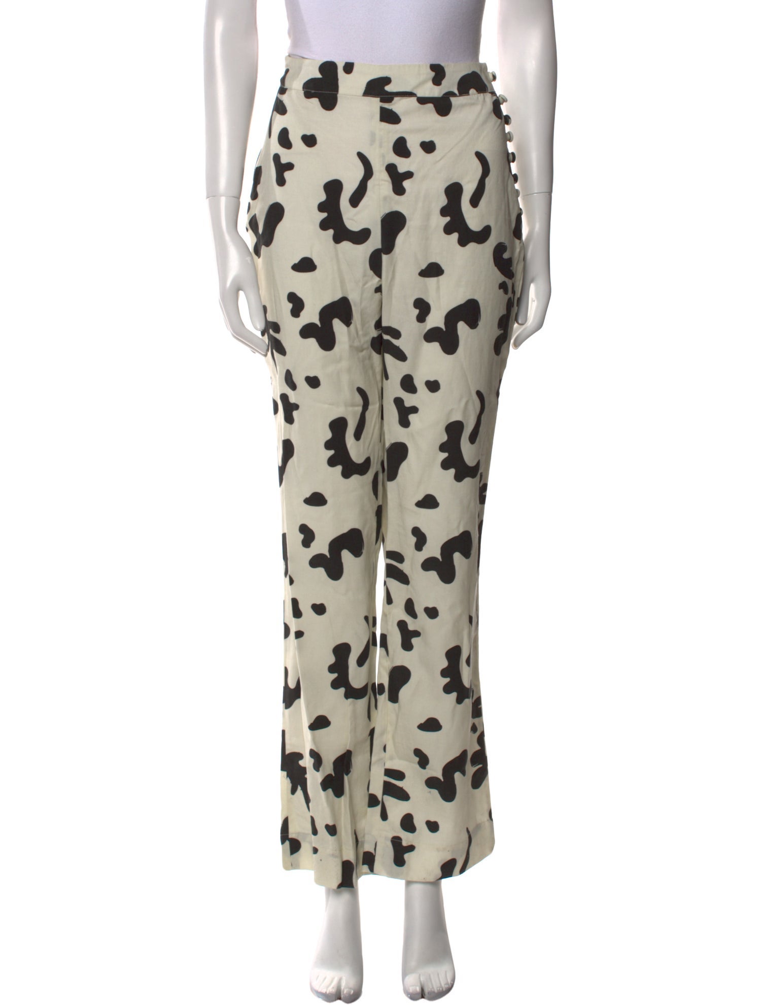 USISI SISTER Printed Straight Leg Pants