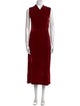 USISI SISTER V-Neck Midi Length Dress