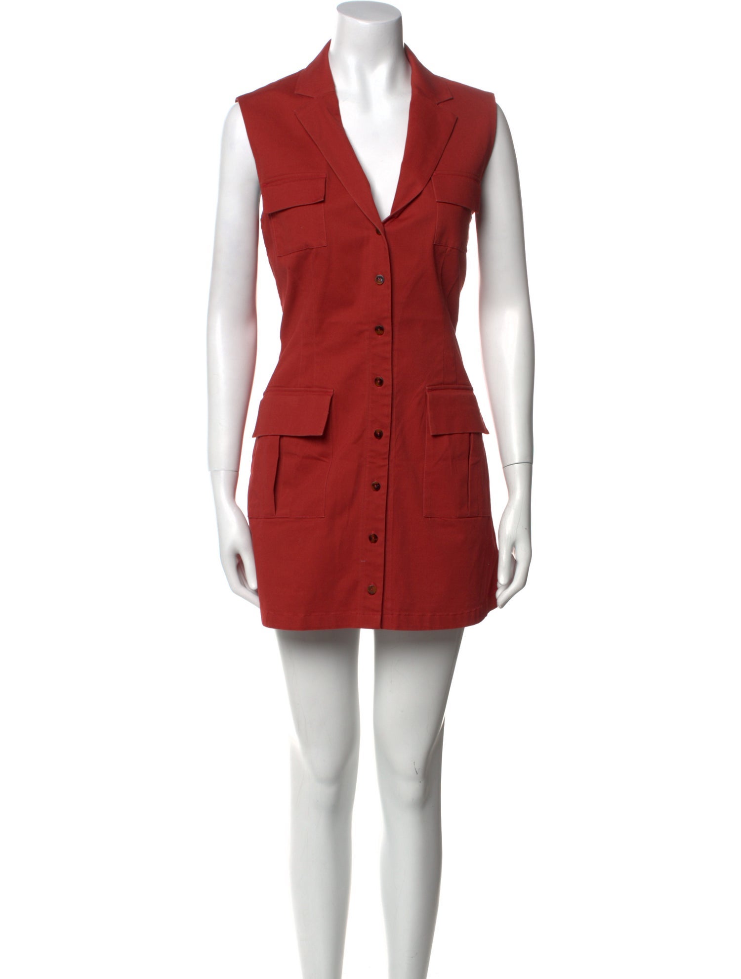 USISI SISTER V-Neck Mini Dress