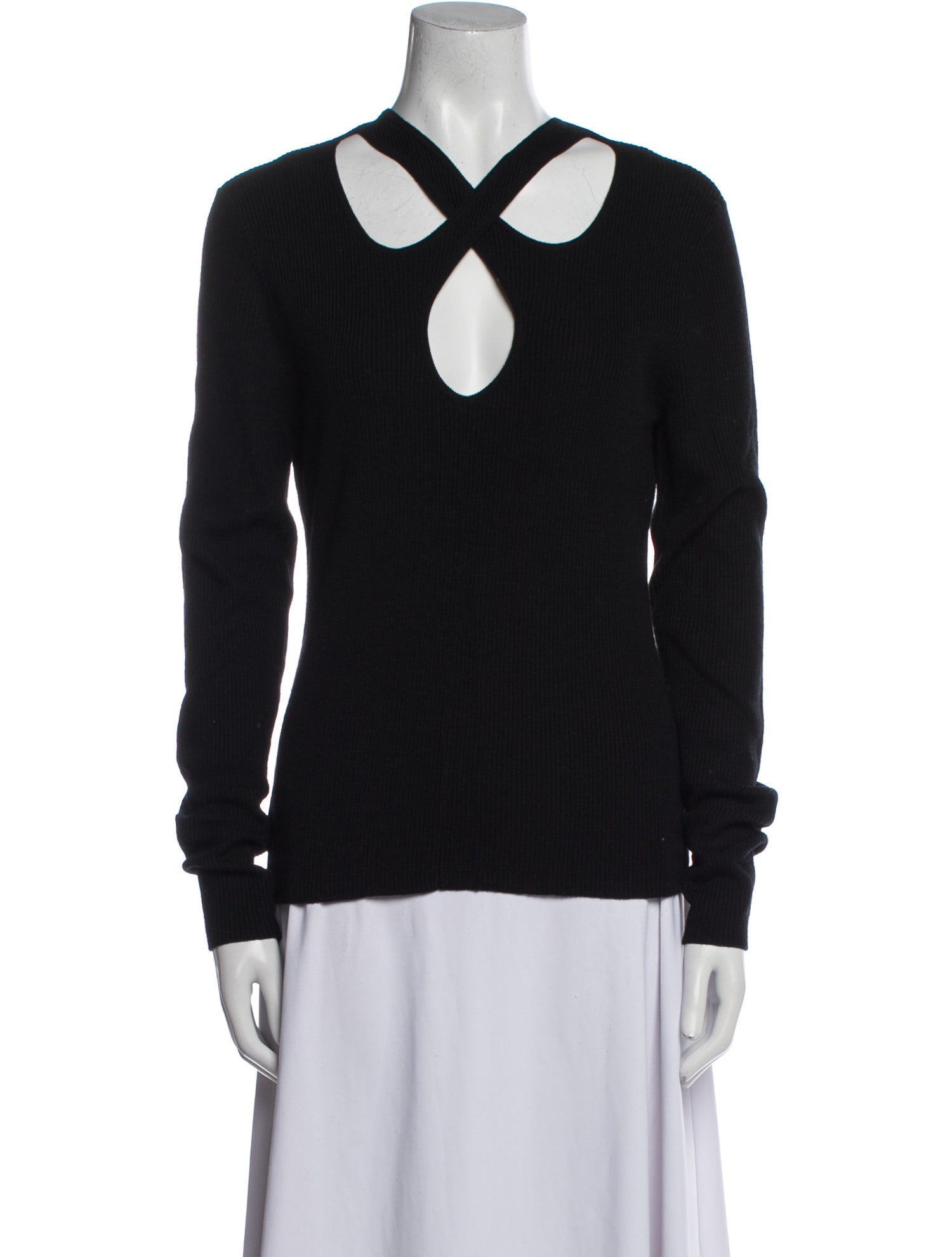 USISI SISTER Mock Neck Long Sleeve Sweatshirt