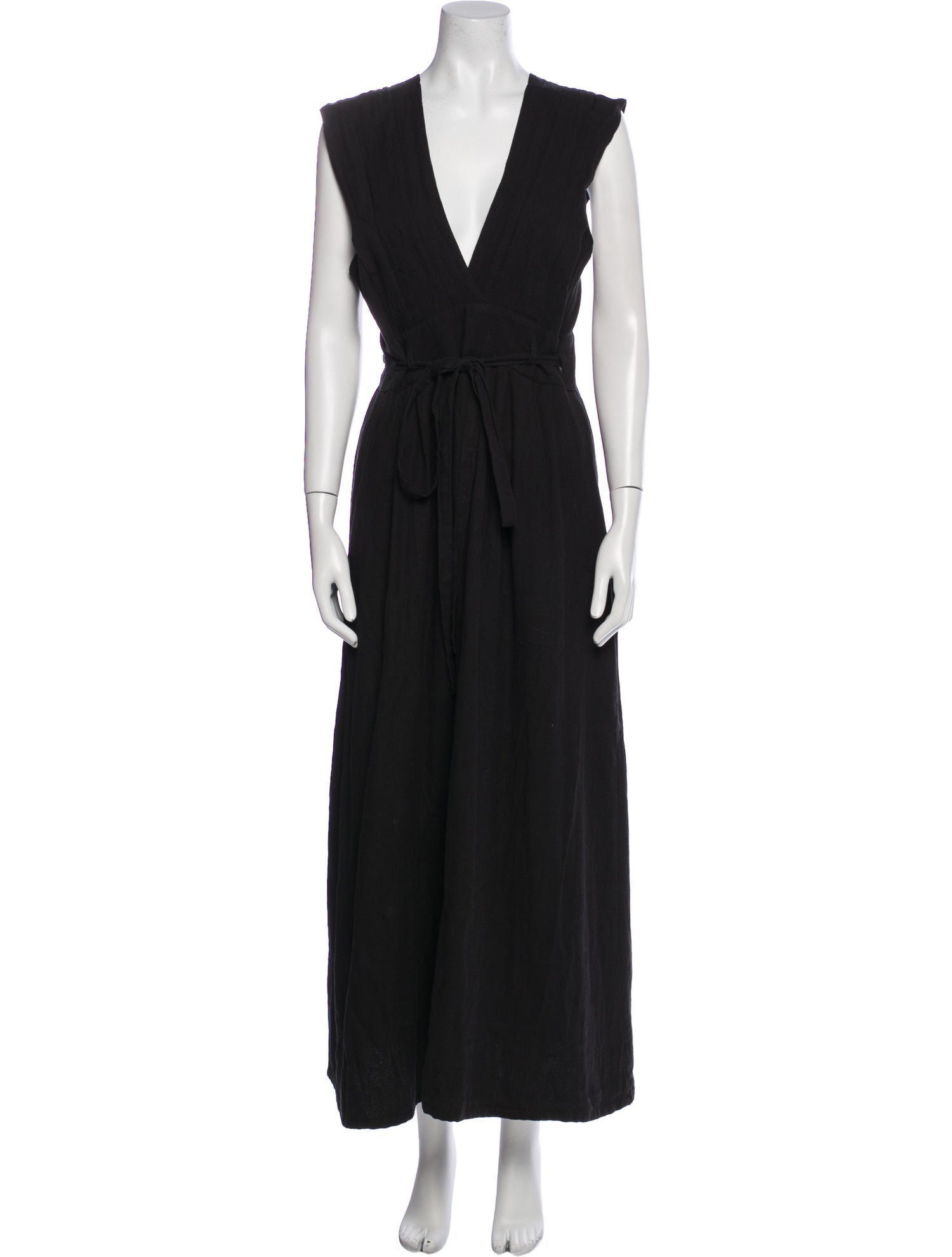 USISI SISTER V-Neck Long Dress