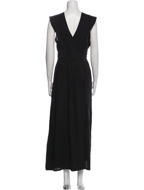 USISI SISTER V-Neck Long Dress