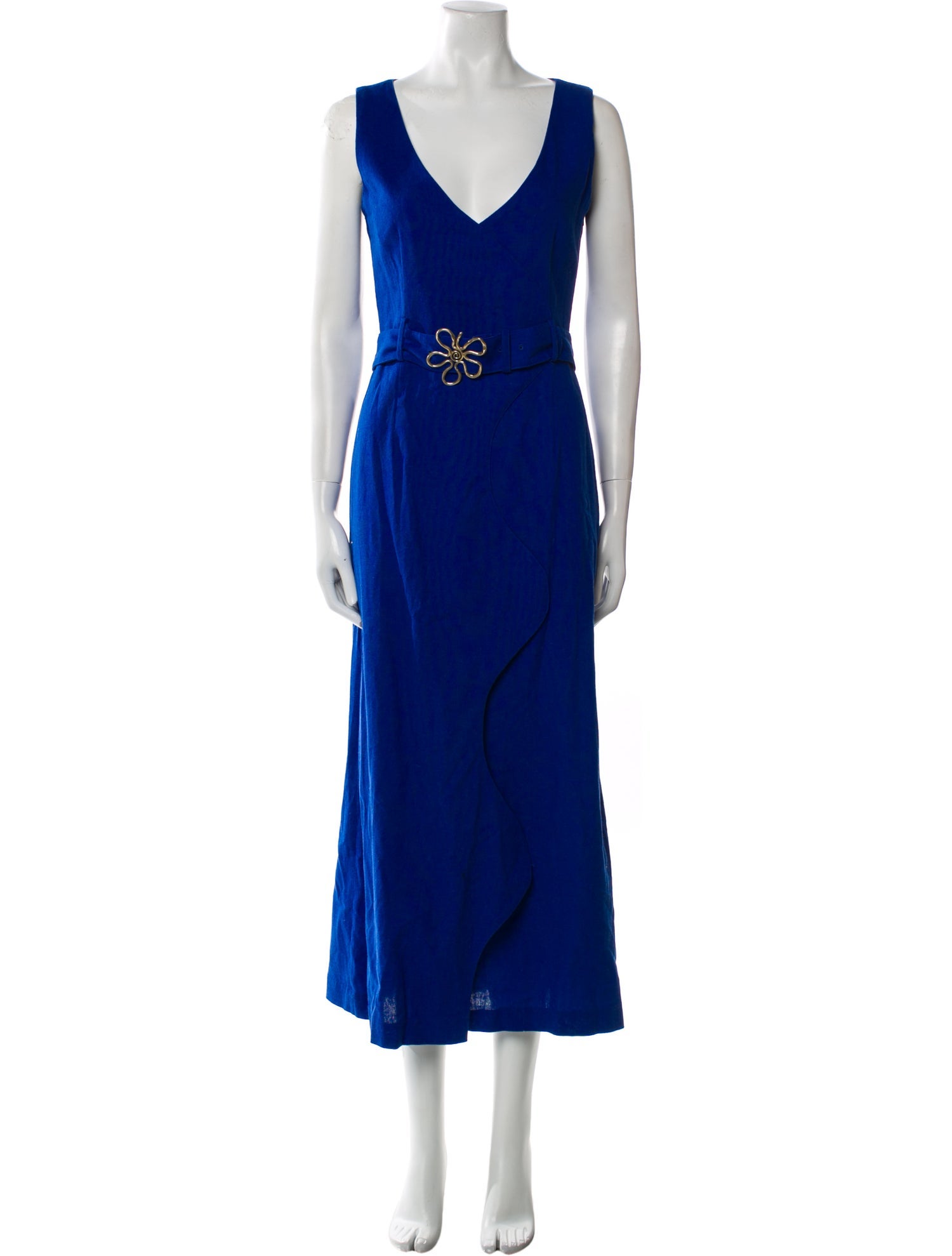 USISI SISTER V-Neck Long Dress