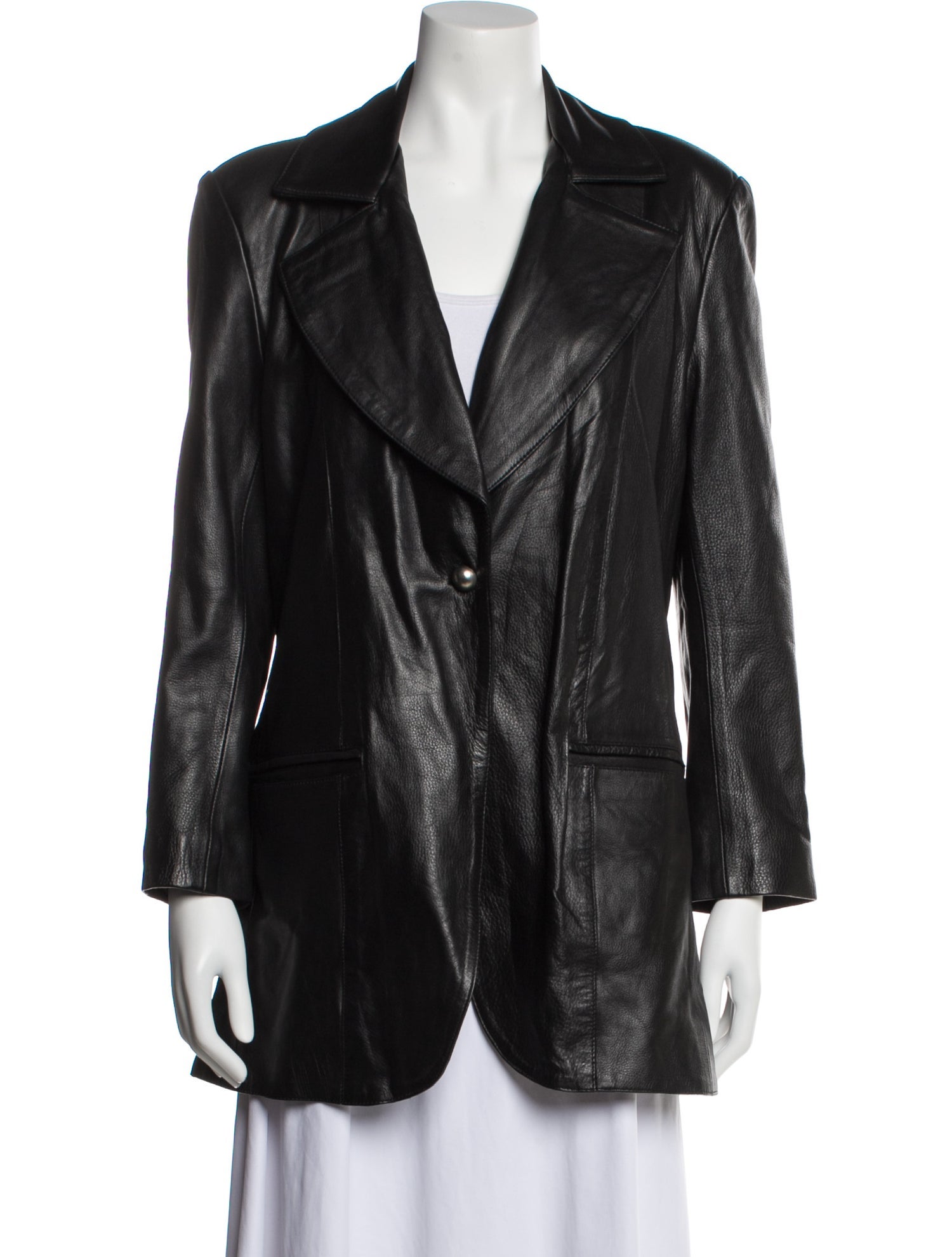 Understated Leather Leather Jacket
