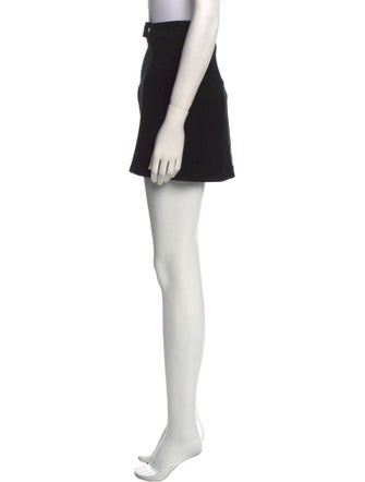 Understated Leather Leather Mini Skirt