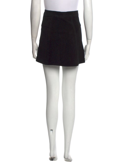 Understated Leather Leather Mini Skirt