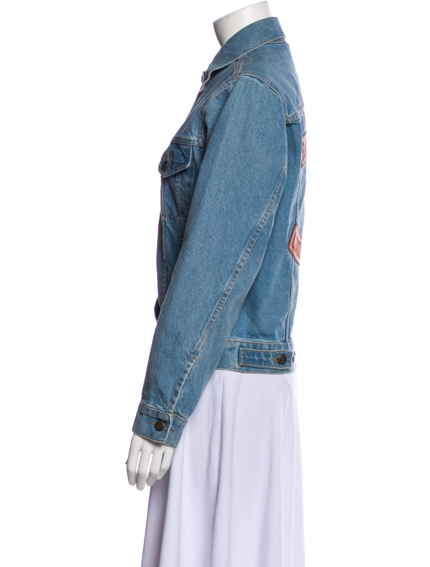 Understated Leather Denim Jacket