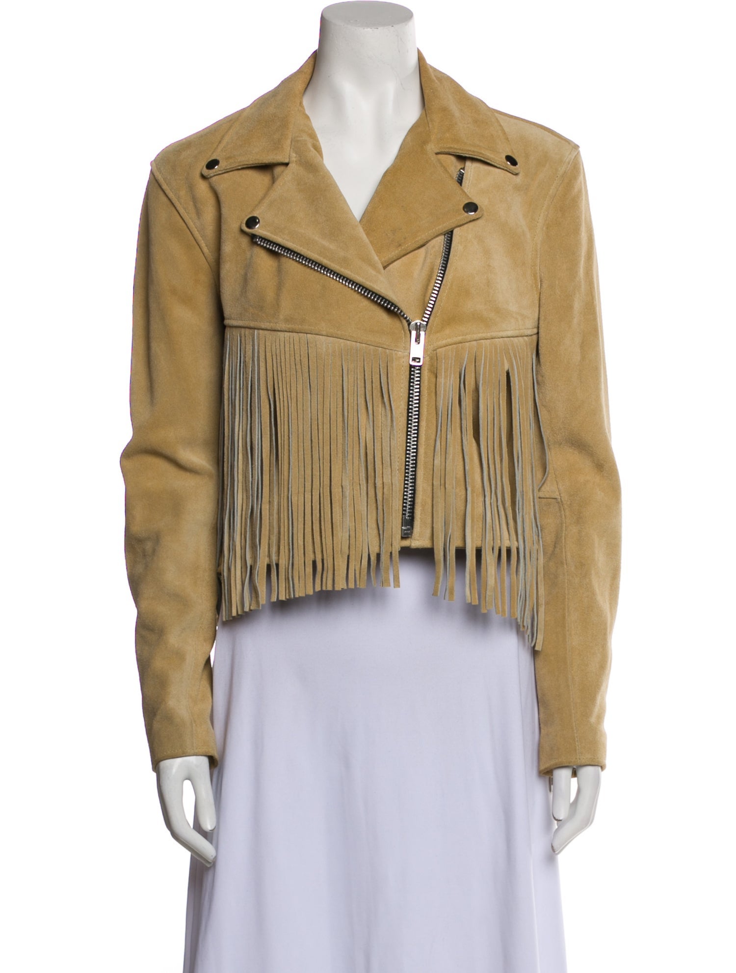 Understated Leather Leather Biker Jacket