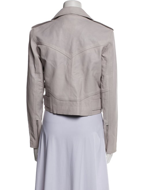 Understated Leather Leather Biker Jacket