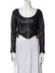 Understated Leather Leather Bolero