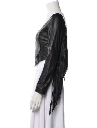 Understated Leather Leather Bolero