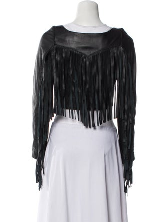 Understated Leather Leather Bolero