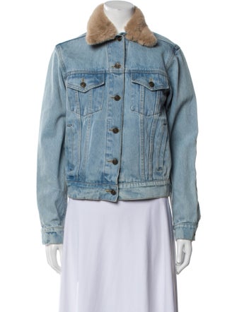 Understated Leather Denim Jacket